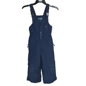 L.L. Bean Kids Unisex Vintage Insulated Snow Bibs Size XXS/4